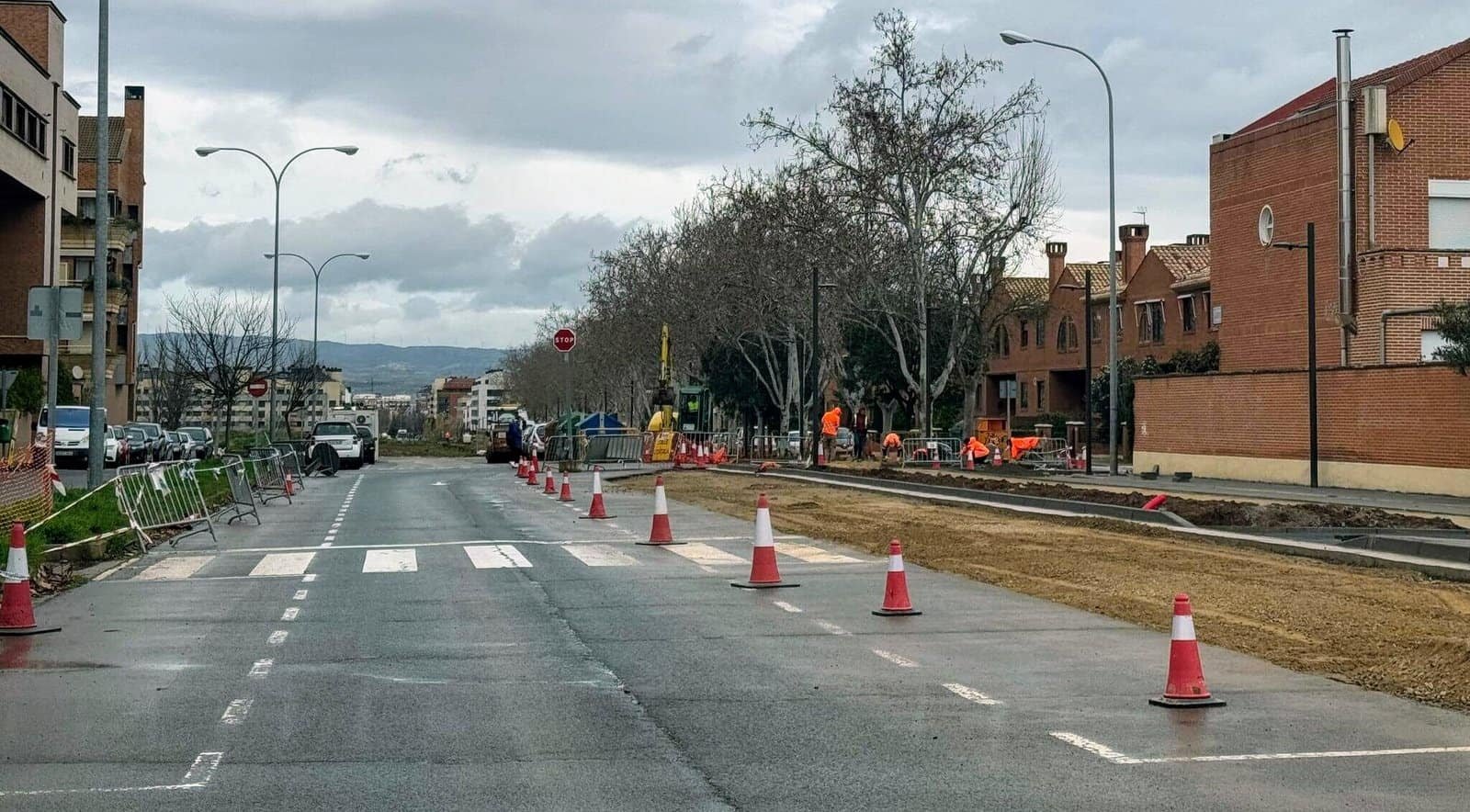 Obras en sector remblasque